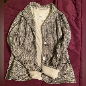 Aeropostale Black/Grey and Cream Blazer